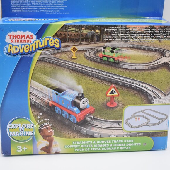 Thomas & Friends Thomas Adventures Explore Imagine Straights Curves Track Pack - Picture 3 of 3